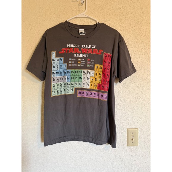 Port & Company Other - Star Wars Periodic Table of Elements Graphic T-Shirt Charcoal Gray Mens Medium